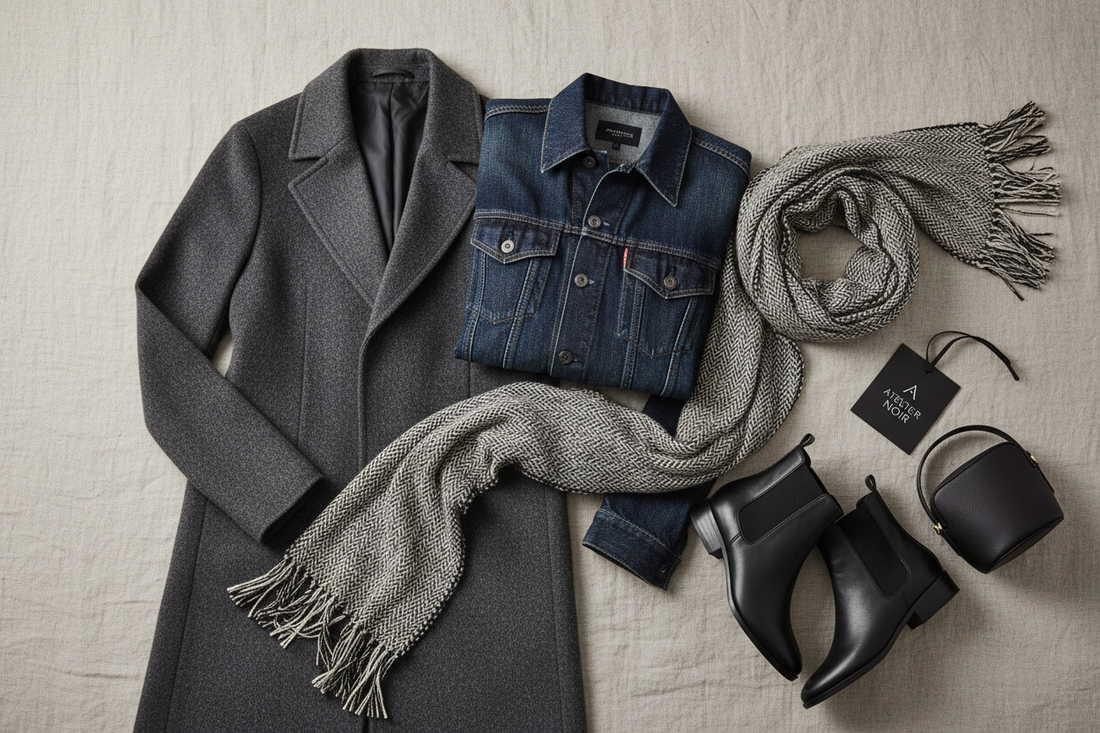 Garde-robe mi-saison manteau veste en jean