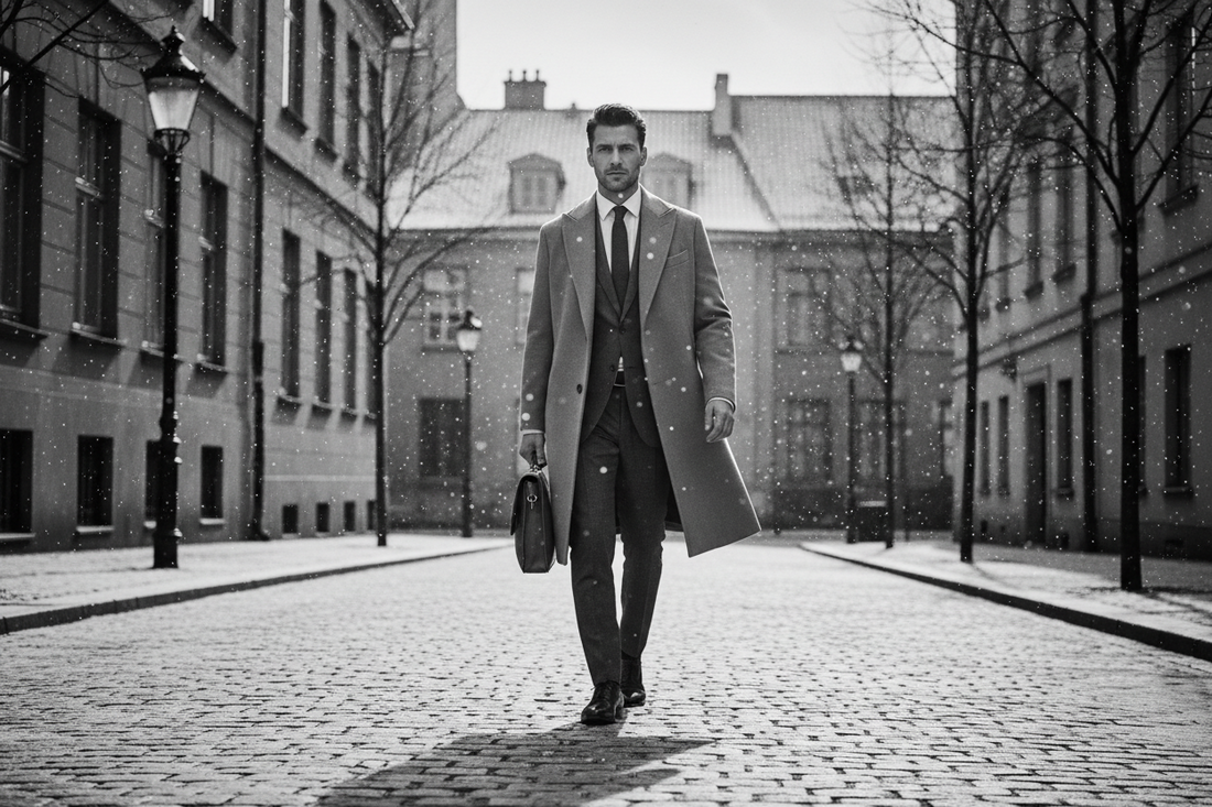 Manteau cachemire homme hiver